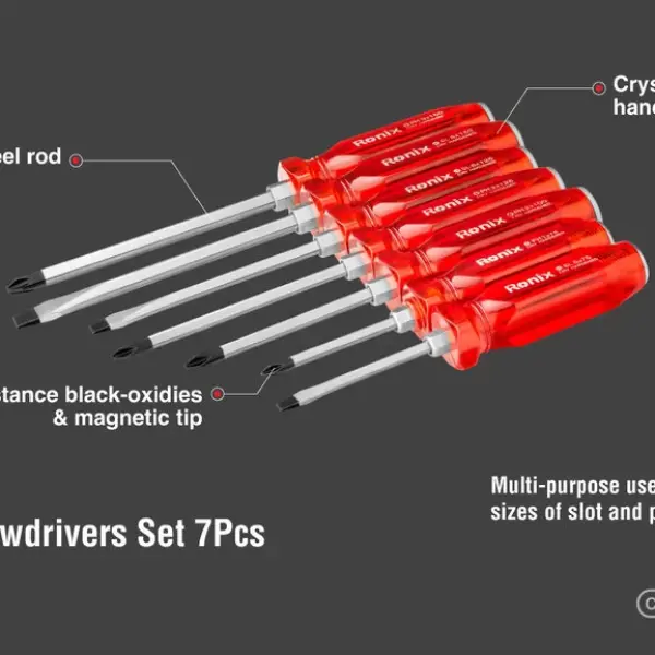 Hammering Screwdriver Set (7Pcs)