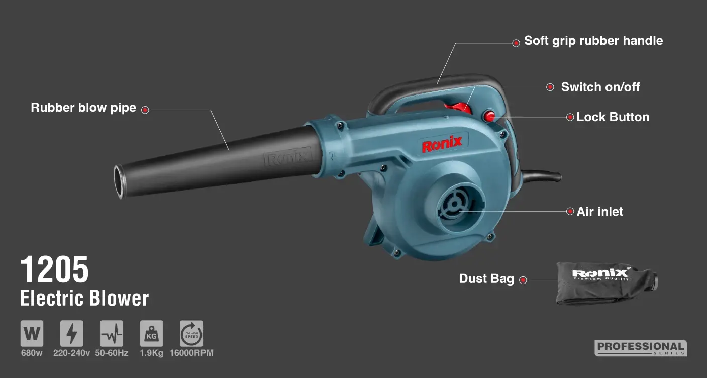 Electric Industrial Blower 680W