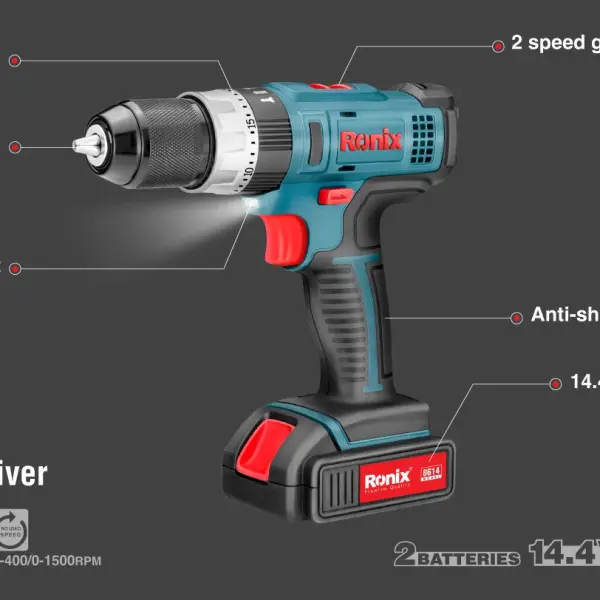 14.4v Cordless drill driver 10mm-30N.m