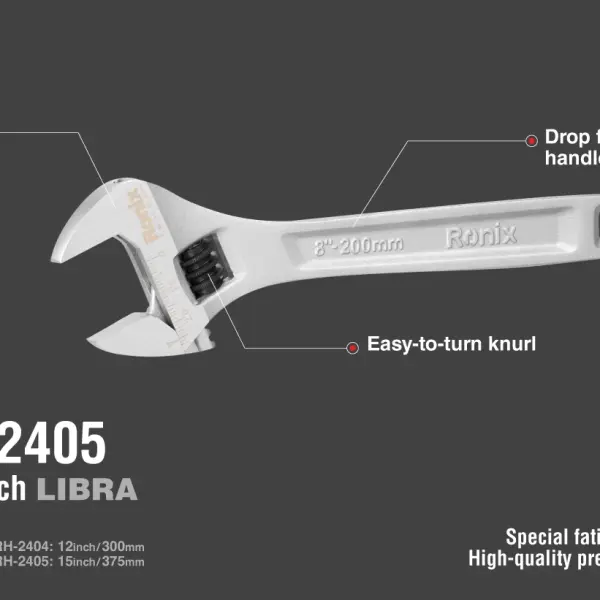 Adjustable Wrench 6 inch-Libra Series
