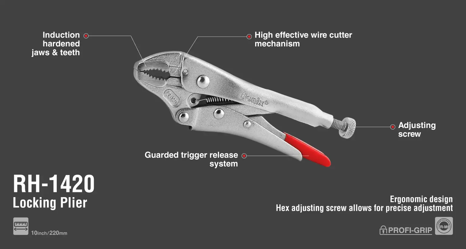 Locking Pliers 10 inch-German Model