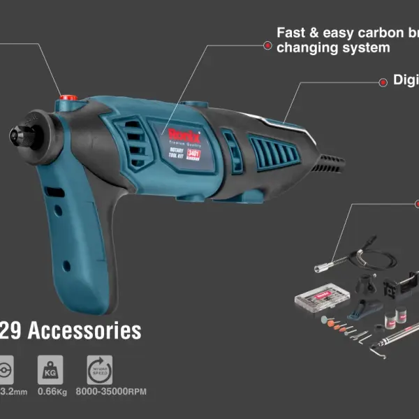 Rotary Tool Kit 170W-3.2mm