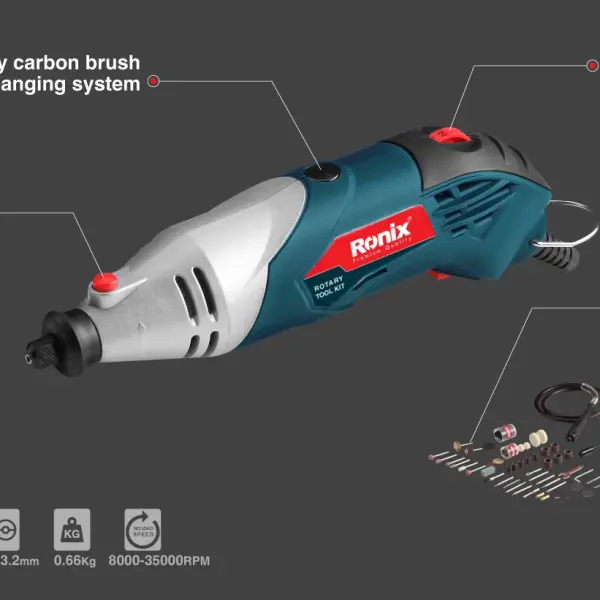 Rotary Tool Kit 170W-(1.6-2.3-3.2mm)