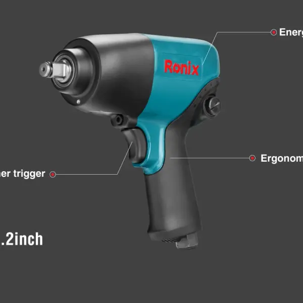 Twin Hammer Air Impact Wrench-1/2 Inch 