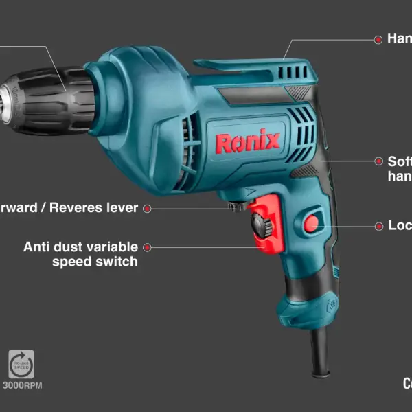 Electric Drill 450W-10mm-keyless-110V