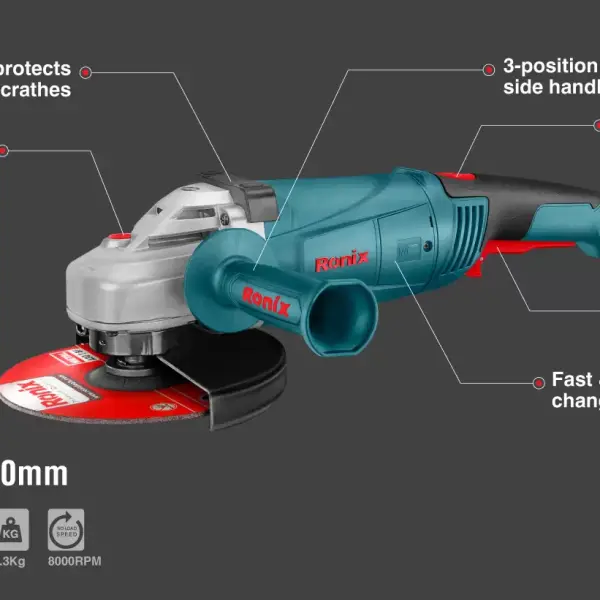 angle grinder 2350w 180mm