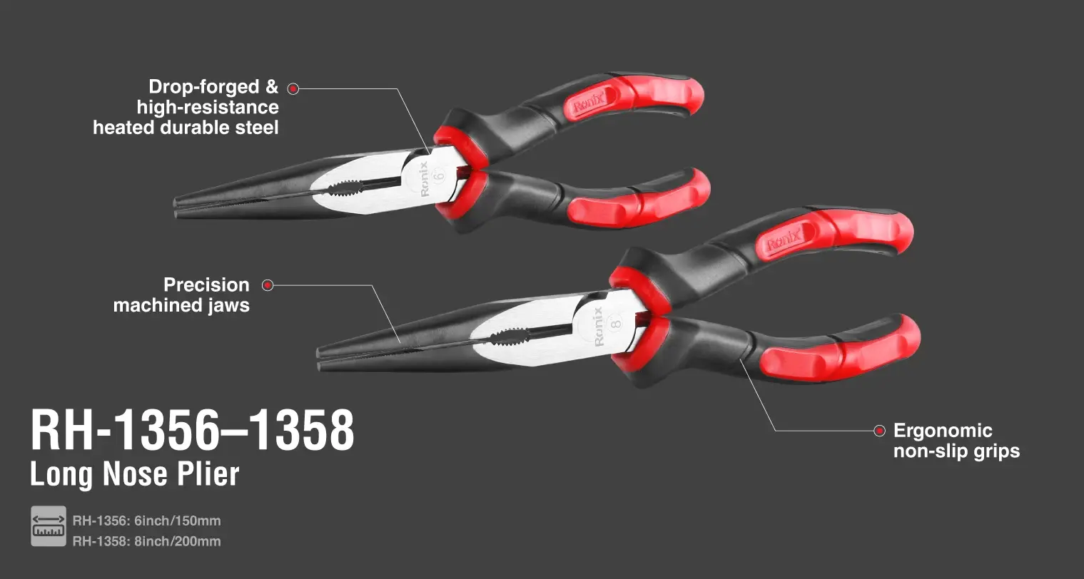 Long Nose Plier 6 inch-cs