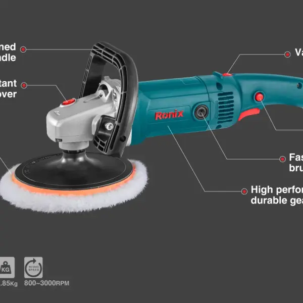 Electric Polisher 1400W-180mm-110V