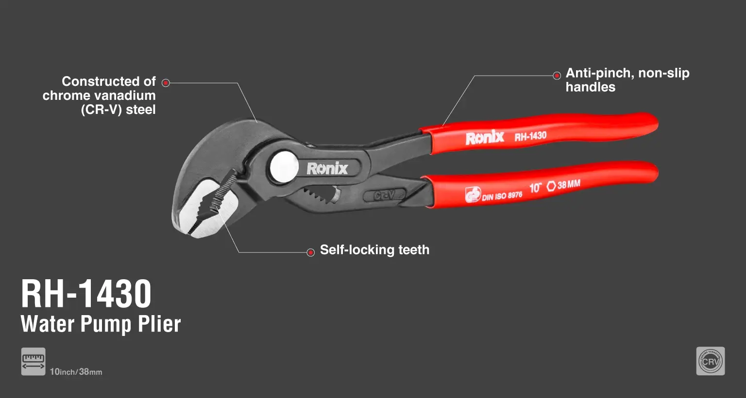 Water Pump Plier 12 inch