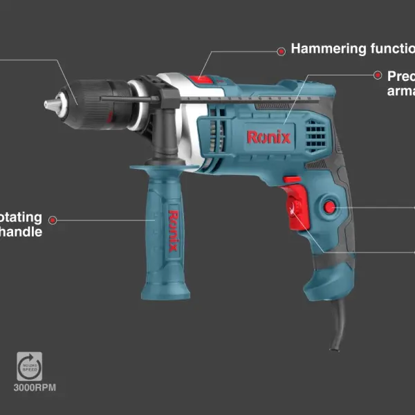 Electric Impact Drill - 850W-13mm- Keyless