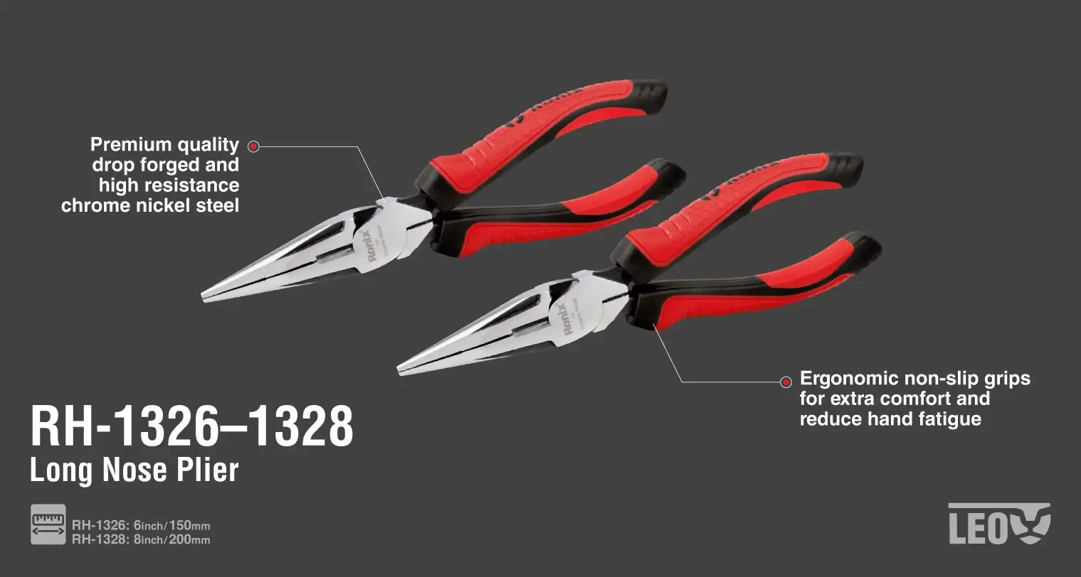 Long Nose Plier 8 Inch-Leo Series
