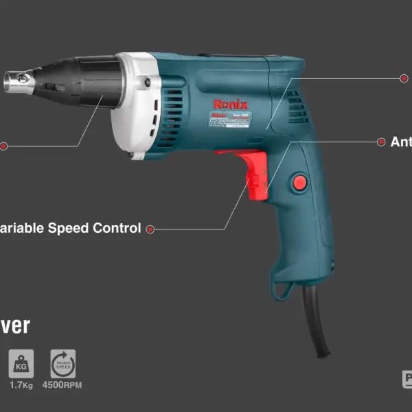 Electric Dry Wall screwdriver 600w