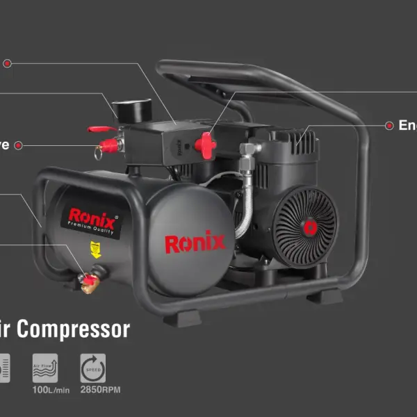 Silent And oil free Air Compressor 6L-1100W
