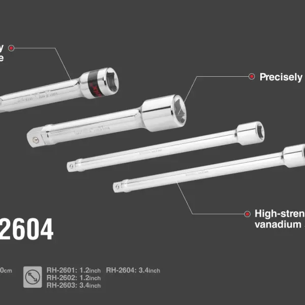 Extension Bar 1/2 Inch-12.5 cm