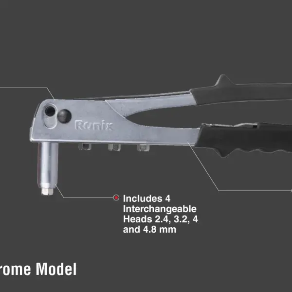 Hand Riveter-Chrome Model