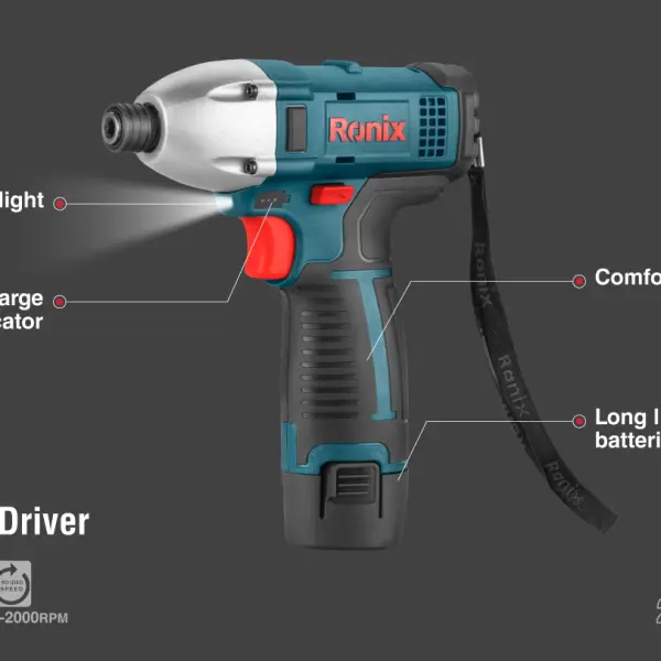 12V Cordless screwdriver 100N.m