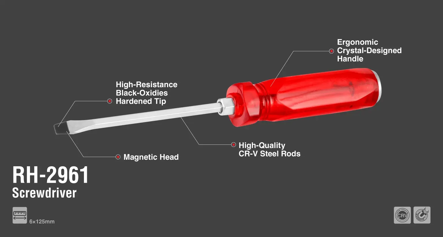 Hammering Screwdriver 6*125mm-Slotted