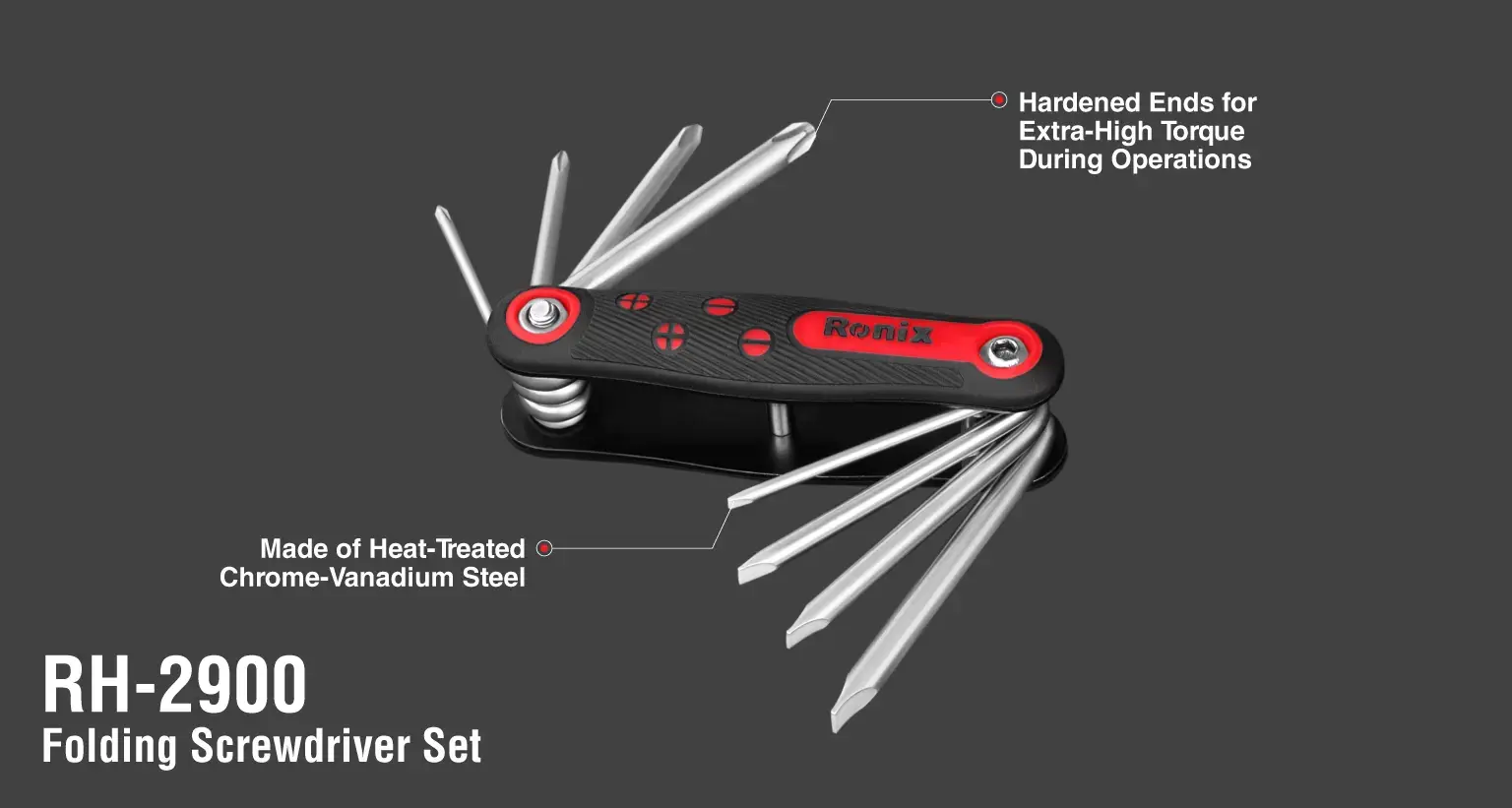 Folding Screwdriver Set (8Pcs)
