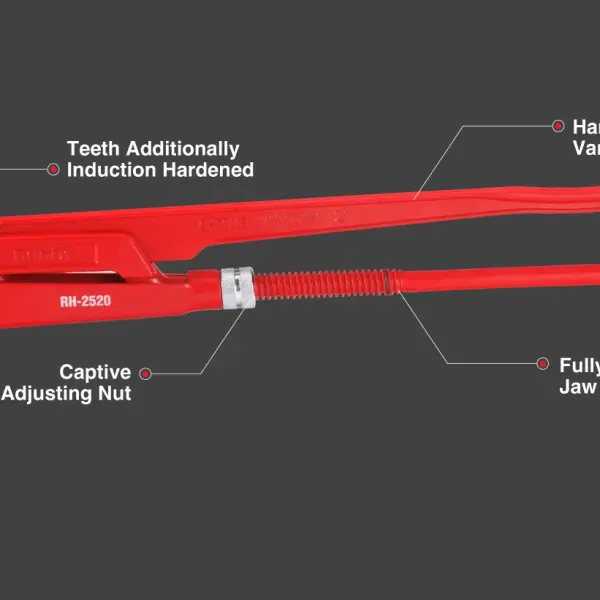 Bent nose plier wrench 2 inch