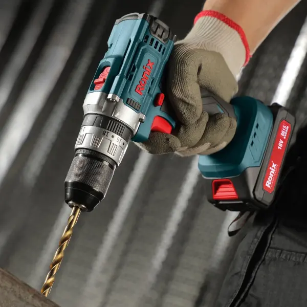 16v Cordless impact drill driver 10mm-32N.m
