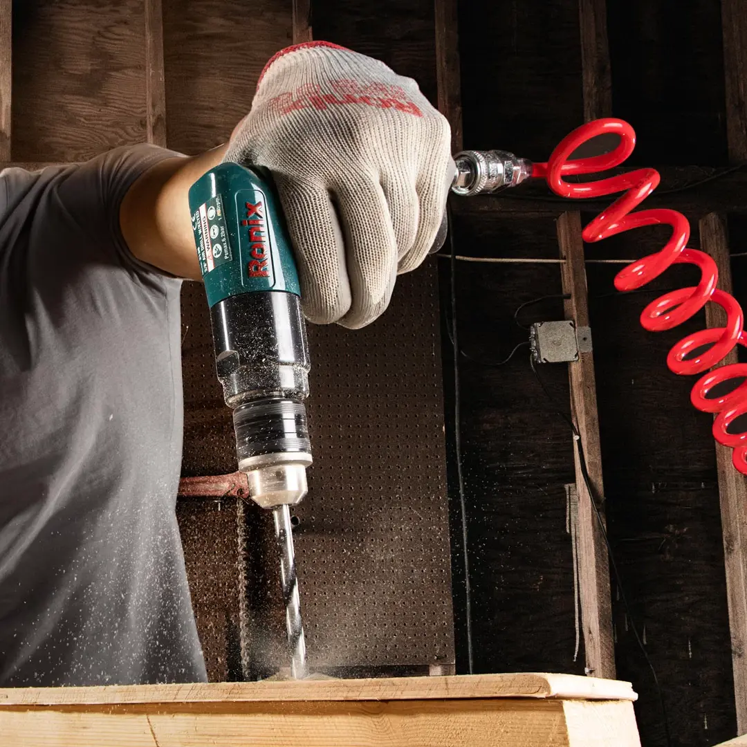 Air Drill with Keyed Chuck