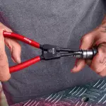 Straight External Circlip Plier 7mm