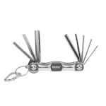 Aluminium Foldable Hex Key Set (8Pcs)