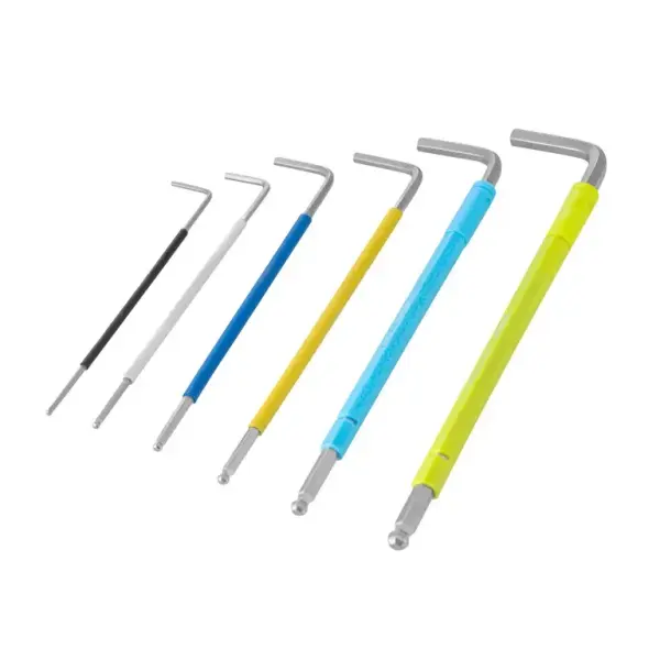 Mult Color Extra Long Arm Ball Key Set (9pcs)