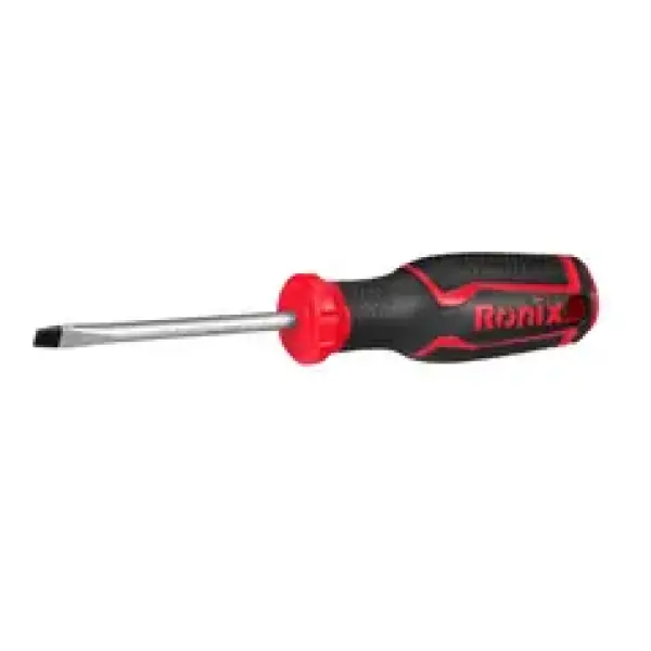 Plastic handle Slotted Screwdriver 5x75mm