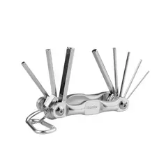Aluminium Foldable Hex Key Set (8Pcs)