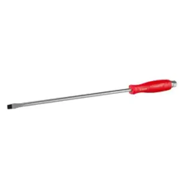 Plastic Handle Slotted Hammer Screwdriver 8x300mm