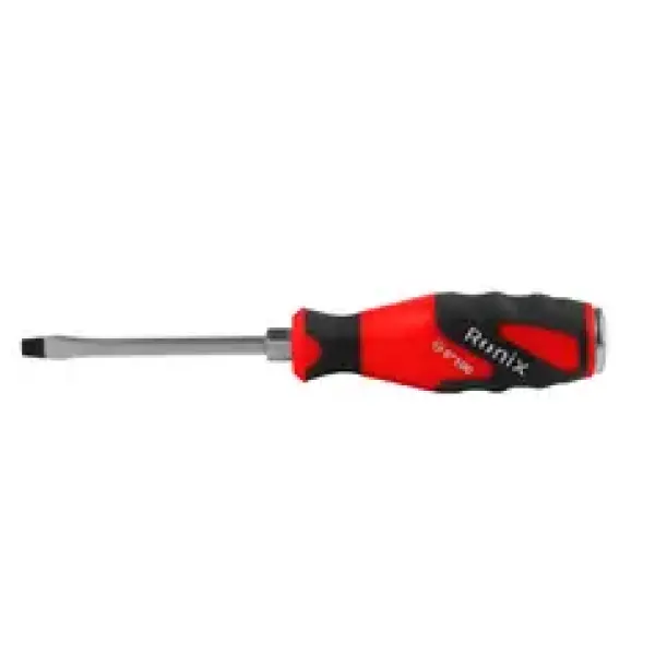 TPR Handle slotted Hammering Screwdriver 6x100mm