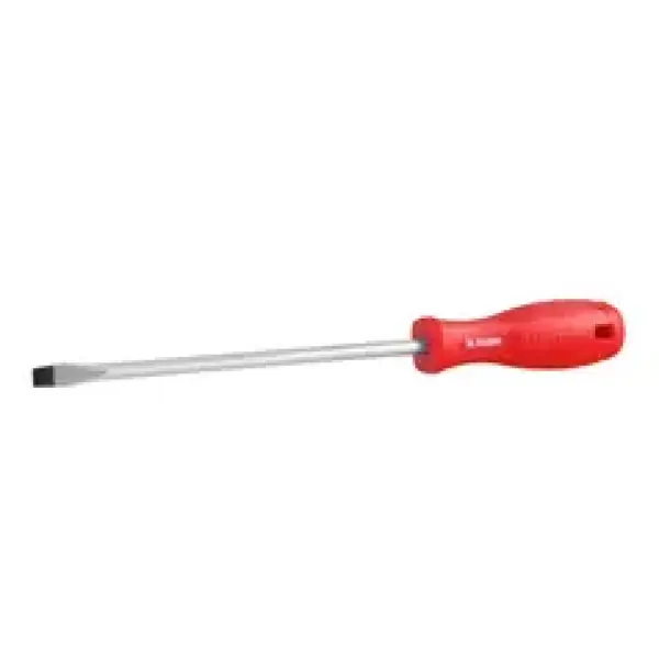 Plastic Handle Slotted Screwdriver 8x200mm-1color