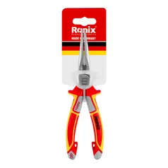 VDE Bent Long Nose Plier 8 inch German